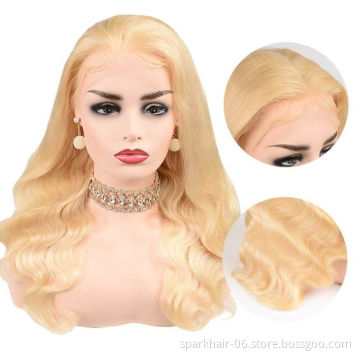 613 Full Lace Wig Human Hair,Brazilian 613 Blonde Full Lace Human Hair Wig,40 Inch 613 Virgin Hair Human Hair Full Lace Wig